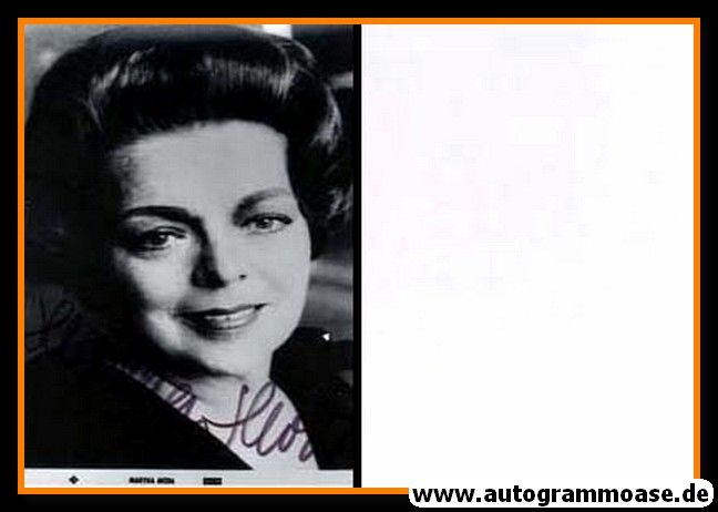 Autogramm Klassik | Martha MÖDL | 1960er (Portrait SW) Decca