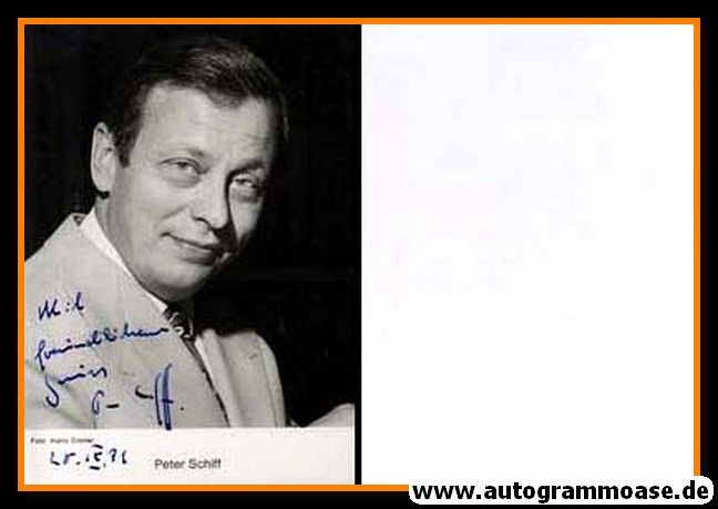 Autogramm Schauspieler | Peter SCHIFF | 1970er (Portrait SW Croner)
