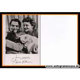 Autogramme Film (UK) | James MASON + Pamela KELLINO | 1949 Druck "The Cats In Our Lives"