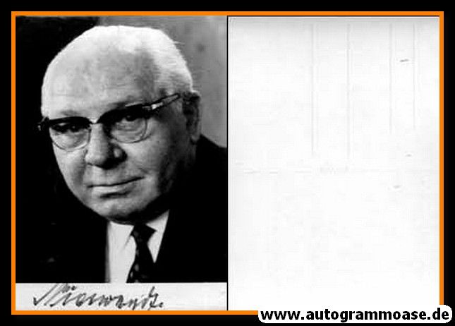 Autogramm Politik | SPD | Wilhelm NIESWANDT | 1960er (Portrait SW) OB Essen