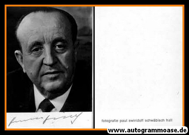 Autogramm Politik | CSU | Hermann HÖCHERL | 1960er (Portrait SW) 2