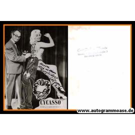 Autogramm Kunst | CYCASSO | 1970er (Portrait SW mit Ruth) 2