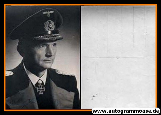 Autogramm Militär | Karl DÖNITZ | 1950er (Portrait SW) Grossadmiral