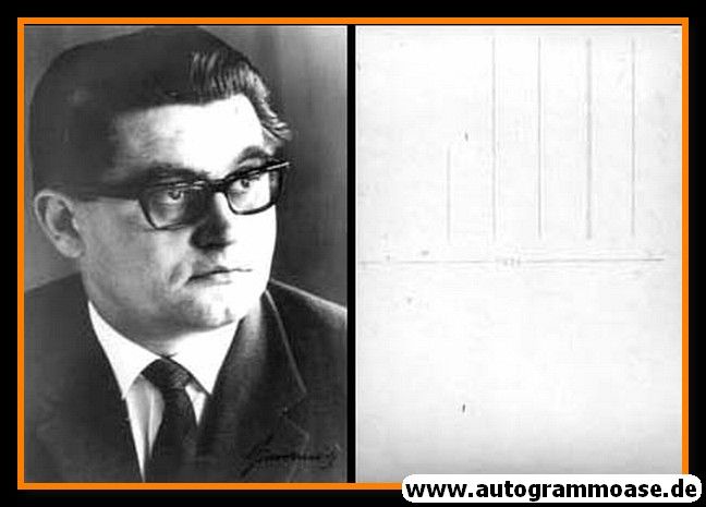 Autogramm Politik | SPD | Hans KOSCHNICK | 1970er (Portrait SW) 1