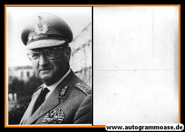 Autogramm Militär | Hans SPEIDEL | 1960er (Portrait SW) General