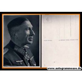 Autogrammkarte Militär | Ludwig WOLFF | 1950er (Portrait SW) General Infanterie