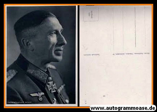 AK Militär | Ludwig WOLFF | 1950er (Portrait SW) General Infanterie