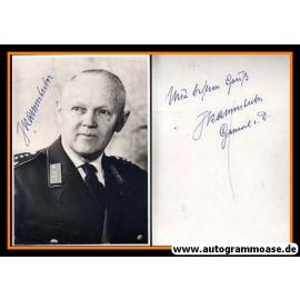Autogramm Militär | Josef KAMMHUBER | 1950er (Portrait SW) General Luftwaffe