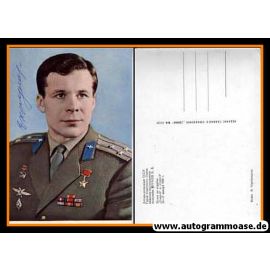 Autogramm Raumfahrt (UdSSR) | Jewgeni CHRUNOW | 1960er (Portrait Color)