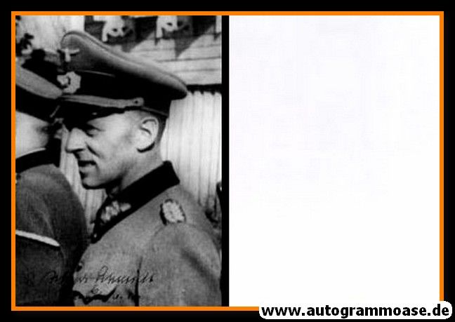 Autogramm Militär | Arthur SCHMIDT | 1940er Foto (Portrait SW) Generalleutnant 