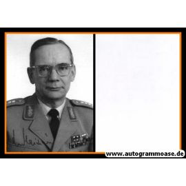 Autogramm Militär | Ulrich DE MAIZIERE | 1970er (Portrait SW) General Heer