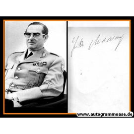 Autogramm Militär | Eike MIDDELDORF | 1960er Foto (Portrait SW) Generalmajor