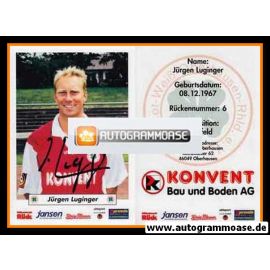 Autogramm Fussball | Rot-Weiss Oberhausen | 2000 | Jürgen LUGINGER