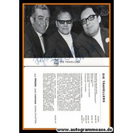 Autogramm Schlager | DIE TRAVELLERS | 1970er (Portrait SW Philips)