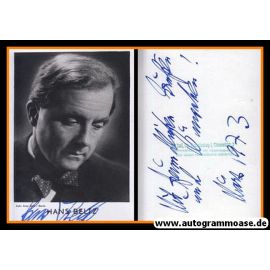 Autogramm Klavier | Hans BELTZ | 1960er (Portrait SW)