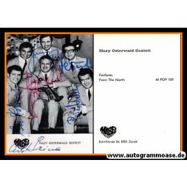 Autogramme Orchester | HAZY OSTERWALD SEXTETT | 1970er (Portrait SW) Mabel