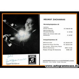 Autogramm Violine (DE) | Helmut ZACHARIAS | 1969 "Isadora" (Portrait SW EMI)