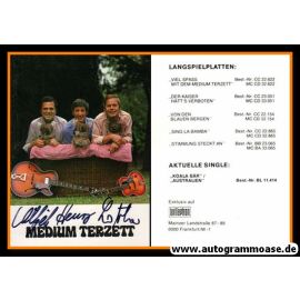 Autogramme Schlager | MEDIUM-TERZETT | 1979 "Koala Bär" (Polydor)
