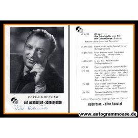 Autogramm Komponist | Peter KREUDER | 1960er (Portrait SW) Austroton