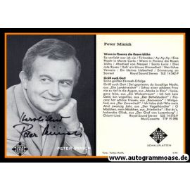 Autogramm Klassik | Peter MINICH | 1970er (Portrait SW) Telefunken