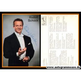 Autogramm Klassik | Rudolf SCHOCK | 1960er (Portrait Color Electrola) Diskografie
