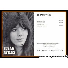Autogramm Schlager | Susan AVILES | 1971 "Frag Nicht Wann" (Philips)
