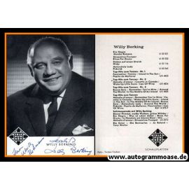 Autogramm Komponist | Willy BERKING | 1970er (Portrait SW Telefunken)