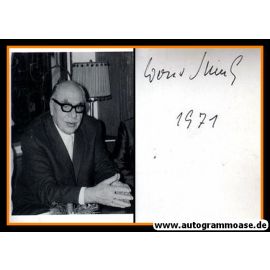 Autogramm Literatur | Werner ILLING | 1970er Foto (Portrait SW)