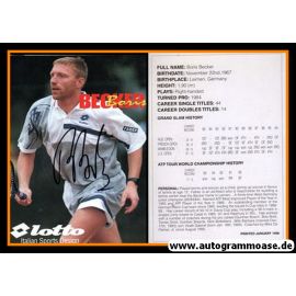 Autogramm Tennis | Boris BECKER | 1996 (Portrait Color) Lotto