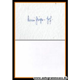 Autograph Literatur | Anni GEIGER-HOF