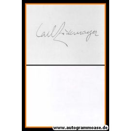 Autogramm Literatur | Carl ZUCKMAYER (Autograph)