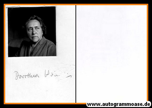 Autogramm Literatur | Dorothea HOLLATZ | 1970er (Autograph + Foto)