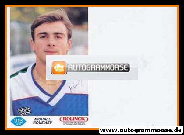 Autogramm Fussball | VfB Oldenburg | 1990 | Michael ROUSIAEV