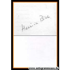 Autogramm Literatur | Heinrich BÖLL (Gedichtsband)