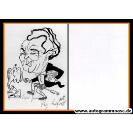 Autogramm Literatur | Fritz NÖTZOLDT | 1960er (Karikatur Moritat)