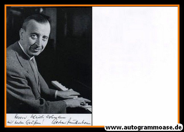 Autogramm Komponist | Gerhard JUSSENHOVEN | 1970er (Portrait SW)