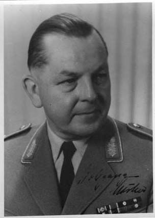 Autogramm Militär | ??? Wolfgang Harker | 1960er (Portrait SW) 2021-00006