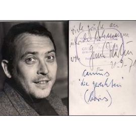 Autogramm Schauspieler | ??? Gerd Martin | 1970er (Portrait SW) 2021-00009