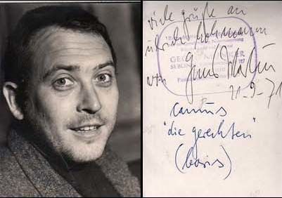 Autogramm Schauspieler | ??? Gerd Martin | 1970er (Portrait SW) 2021-00009