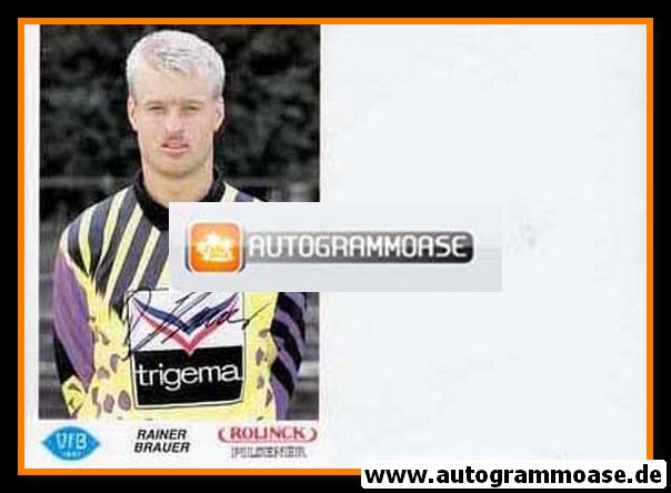 Autogramm Fussball | VfB Oldenburg | 1991 | Rainer BRAUER