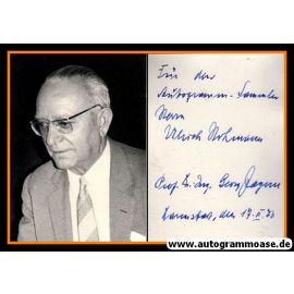 Autogramm Literatur | ??? Prof. Dr. Ing. Bernd Jagnu | 1970er (Portrait SW) 2021-00020