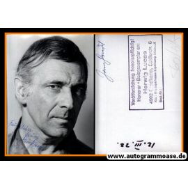 Autogramm Schauspieler | ??? Jannes Germot | 1970er (Portrait SW) 2021-00022