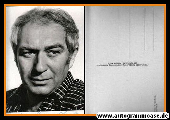 Autogramm Schauspieler | Horst NIENDORF | 1970er (Portrait SW Rüdel)