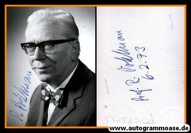 Autogramm Wissenschaft | ??? Prof. R. Pohlman | 1970er (Portrait SW) 2021-00025