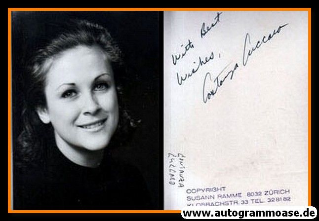 Autogramm Klassik (USA) | Constanza CUCCARO | 1980er (Portrait SW Decca)