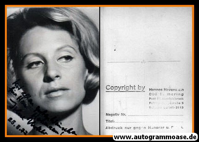Autogramm Schauspieler | ??? Irene Urbeler | 1950er (Portrait SW) 2021-00027