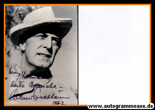 Autogramm Schauspieler | Werner FUETTERER | 1970er (Portrait SW)