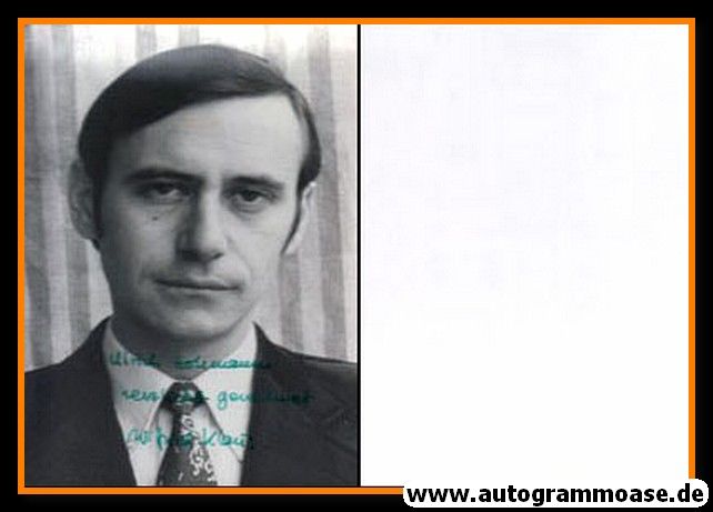 Autogramm Schauspieler | Wilfried KLAUS | 1970er (Portrait SW)