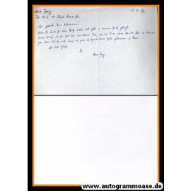 Autogramm Literatur | Max ZWEIG | 1973 (Brief)