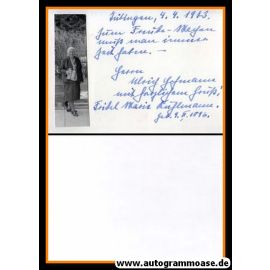 Autogramm Literatur | Friedel-Marie KUHLMANN | 1970er Foto (Portrait SW)